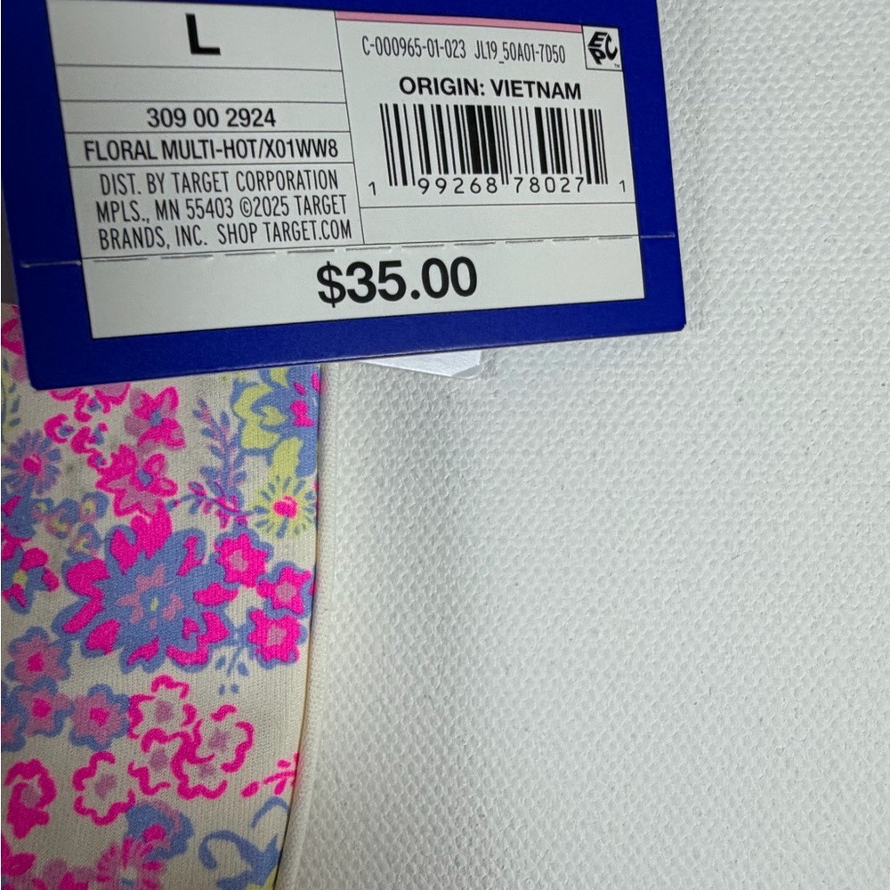 JoyLab™ Women's Floral Print High-Rise Piped Leggings - Pink M, L & XXL - Picture 7 of 16